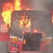 25 die as India passenger bus catches fire