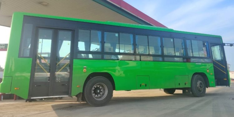 Tinubu CNG buses arrive Lagos, Abuja for test run 