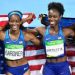 USA wins 4x400m mixed relay gold, set new world record