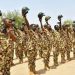 Nigerian Soldiers on Parade