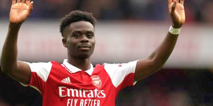 Saka wins England’s best player of the year