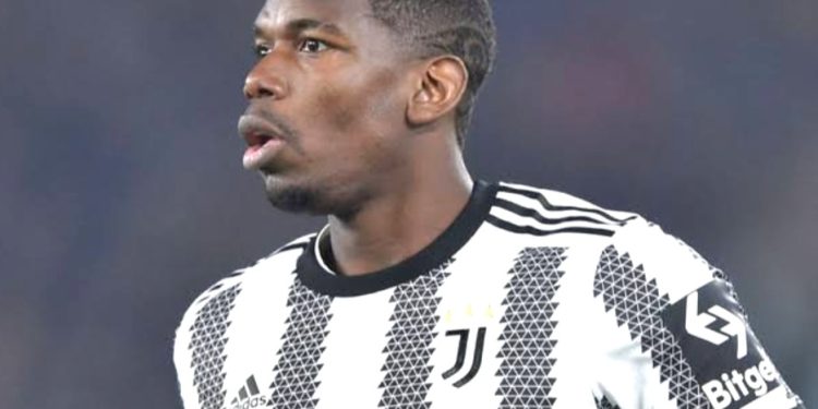 Juventus midfielder, Pogba fails doping test
