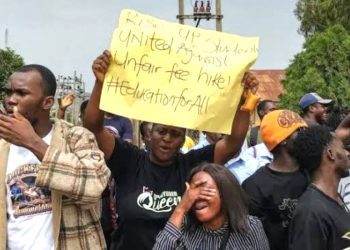 UniJos students protest over hike in school fees 
