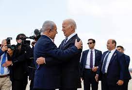 Biden arrives Israel