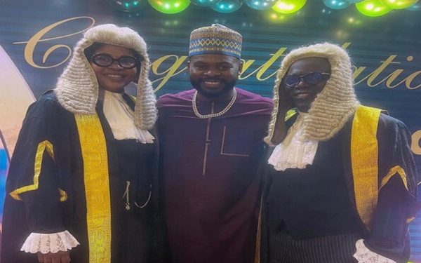 Falz celebrates parents as both attain SAN status