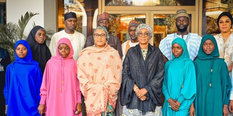 First Lady awards scholarships to rescued students