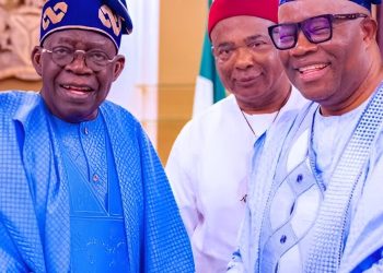 Tinubu felicitates with Senate President Akpabio at 61