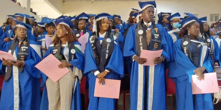Bingham University inducts 67 nurses