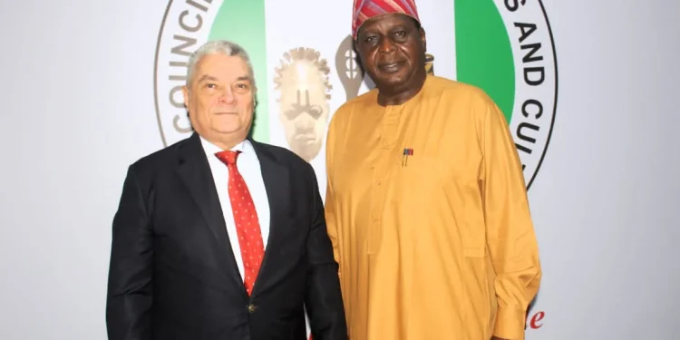 Turkish Ambassador, HE Hidayet Bayraktar visits NCAC DG, Otunba Segun Runsewe in Abuja