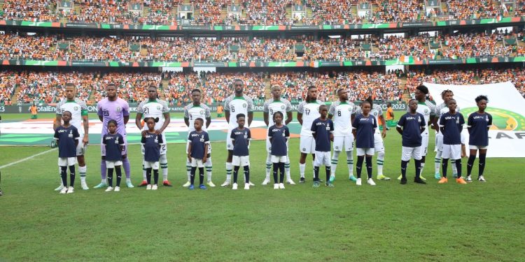AFCON: Nigeria beats Guinea Bissau by lone goal, places second in group, qualifies for round two