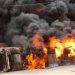 Truck explodes at Nigeria/Benin border area while discharging diesel