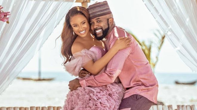 Adesua Etomi and Banky Wellington