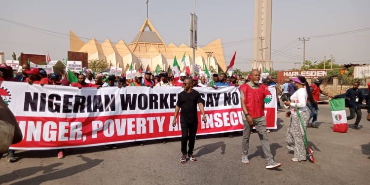 NLC suspends protest, gives 17-point demand to Tinubu