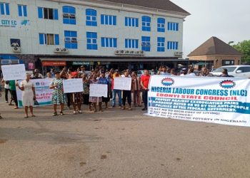 NLC leads protest in Ebonyi State