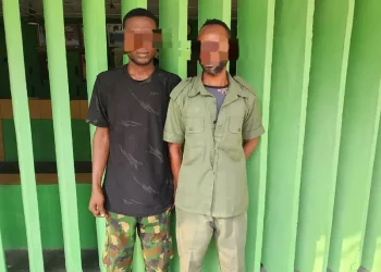 Police arrest two fake soldiers in Lagos