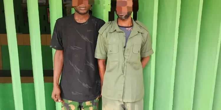 Police arrest two fake soldiers in Lagos