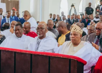Tinubu, dignitaries attend Akeredolu's burial ceremony