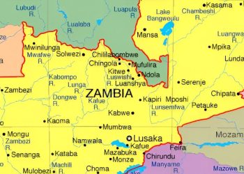 Map of Zambia