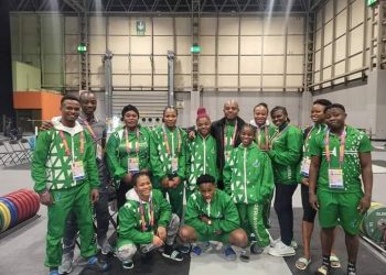 2024 ASWC: Nigeria weight lifters, officials arrive in Egypt