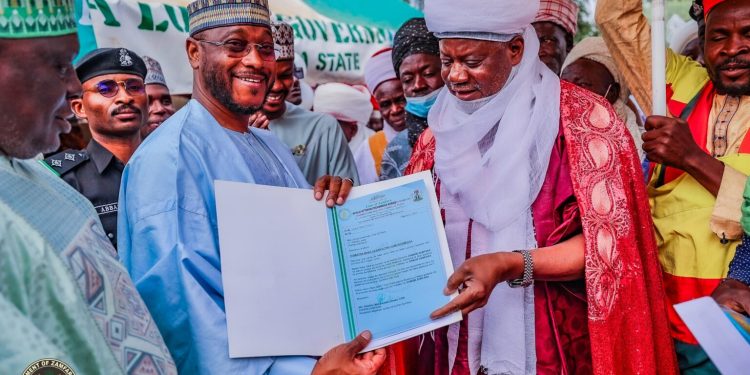 Governor Lawal receives ‘Gamjin Zamfara’ traditional title