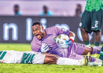 AFCON 2023: Coach subjects Nwabali to fitness test ahead Angola clash