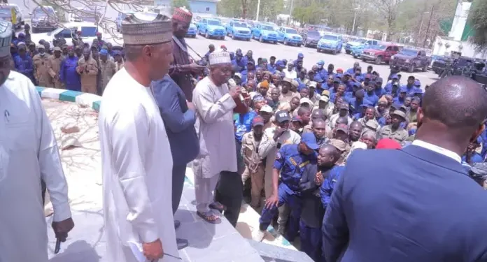 Zulum distributes over N255 million, food to CJTF, hunters in Borno