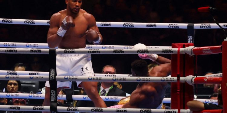 Anthony Joshua knockout defeats Ngannou in Riyadh showdown