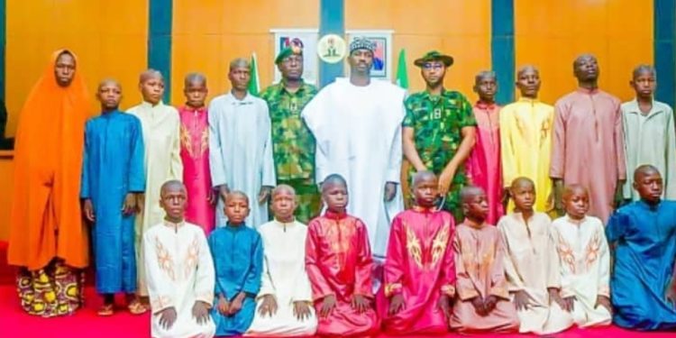 Kaduna Governor celebrates freedom of Kuriga school children