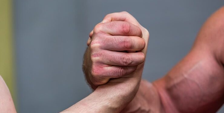 arm wrestling