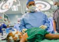 Saudi Arabi is separating twins joined at the pelvis and hips, share four lower limbs, the lower part of the intestines, the spinal column, lumbar vertebrae, and spinal cord.