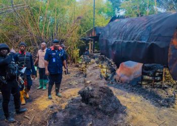 NSCDC uncovers massive illegal oil bunkering operation in Rivers community, arrests five
