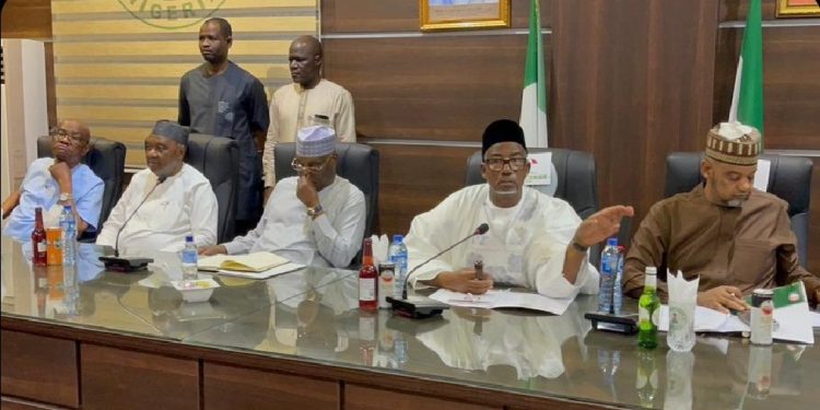 Atiku joins Wike at PDP national caucus meeting, first time after presidential poll