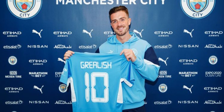 Manchester City midfielder, Jack Grealish