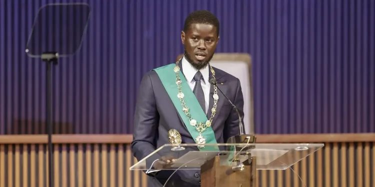 Senegalese President, Bassirou Diomaye Faye