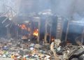Fire engulfs Lagos market, causes severe damage