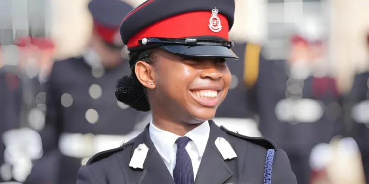 Officer Cadet Owowoh Princess Oluchukwu