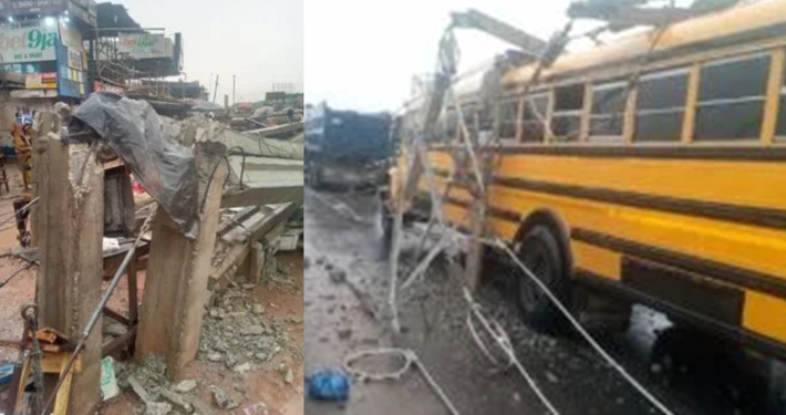 Rain wrecks havoc, destroys electrical poles, properties in Ogun State 