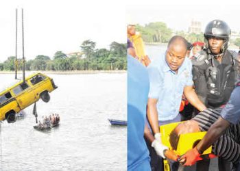 Crash on 3rd Mainland Bridge plunges passengers into Lagos lagoon