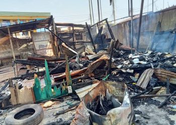 Fire razes owode market, destroys goods worth million of naira in Kwara State
