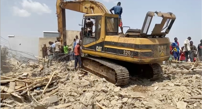 Updated: Building collapse in Kano kills three, several others trapped