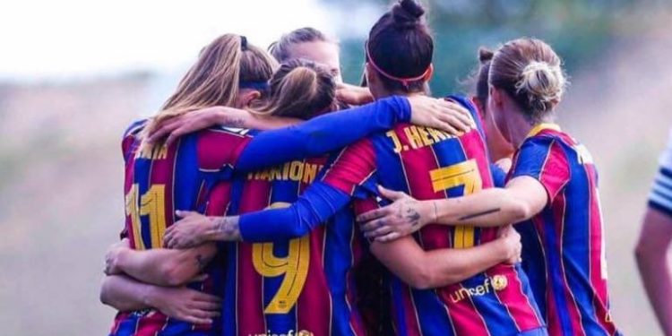 Barca beat record winner Lyon to win third women’s Champions League