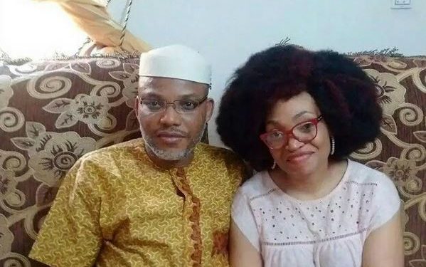 Nnamdi Kanu’s wife visits IPOB leader in custody