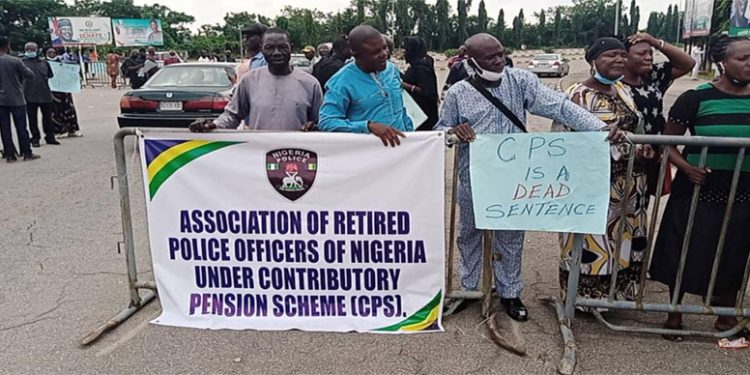 Police retirees storm National Assembly, protest over unpaid pensions