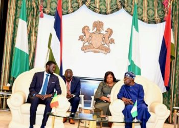 Tinubu receives Senegalese President Faye, at Villa