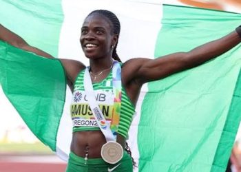 Tobi Amusan breaks record, clinches world’s fastest woman in 100m hurdles with 12.40s run