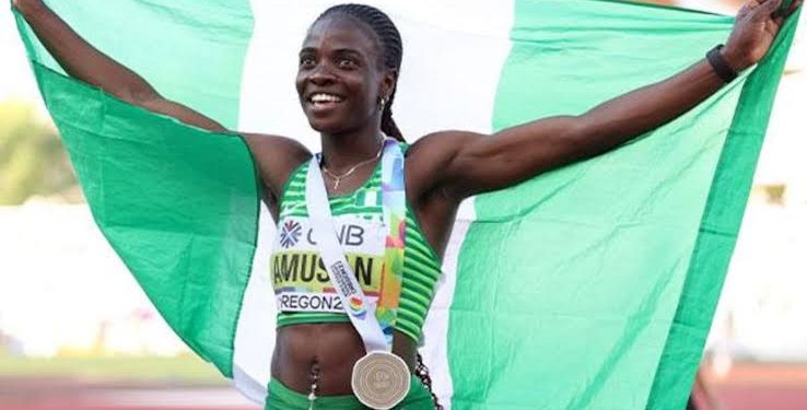 Tobi Amusan breaks record, clinches world’s fastest woman in 100m hurdles with 12.40s run