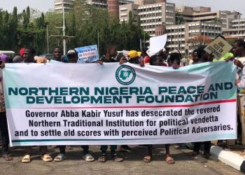 Protesters besiege Villa, National Assembly over Sanusi’s reinstatement