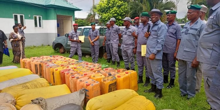 Customs intercepts 64 drums of petrol in Kwara State