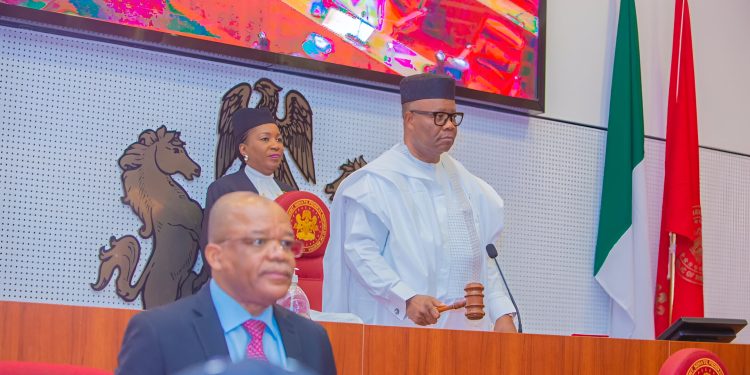 The Nigerian Senate in plenary