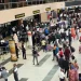 Travellers at the Muritala Mohammed Airport, Lagos